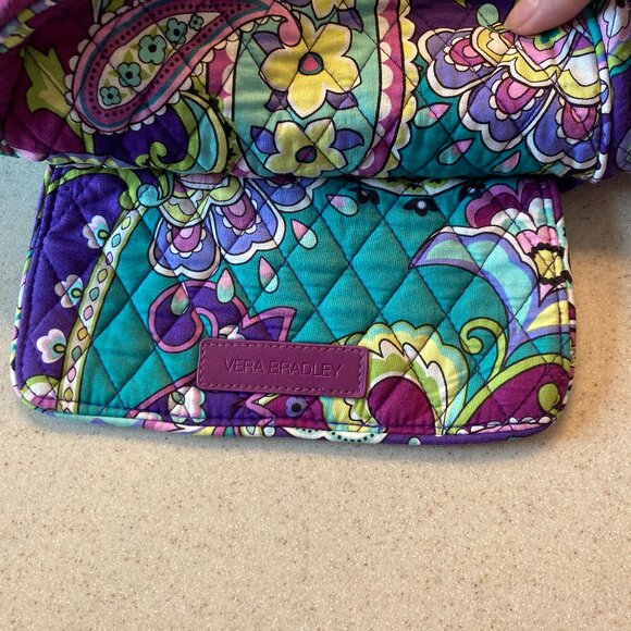 Vera Bradley Backpack EUC Purple Paisley Heather Pattern main image 12